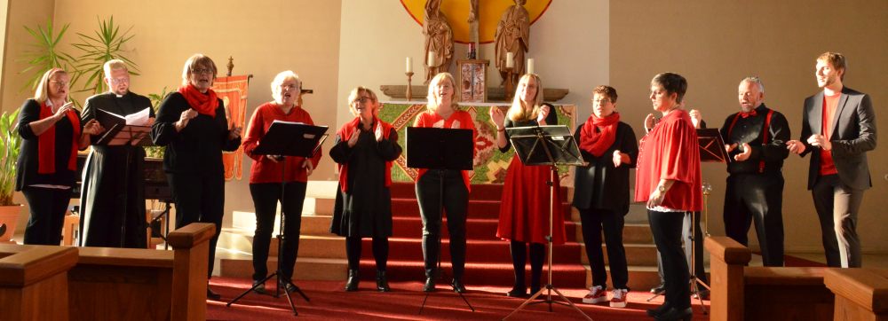 Konzert VoCapella mit neuer Uniform